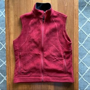 Columbia Red Fleece Vest